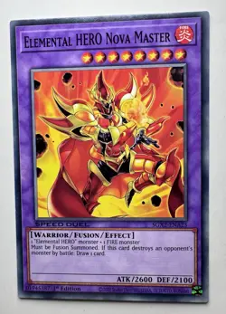Elemental HERO Nova Master - SGX2-ENA25 - Common - 1st Edition Near Mint Yugioh - Image 1