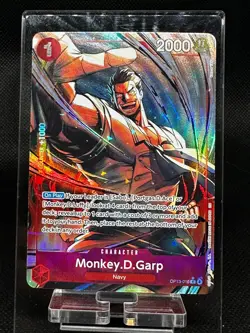 Monkey D. Garp Alt Art OP13-016 - One Piece English Card - Carrying on His Will - Image 1