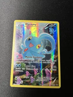 Pokemon TCG Manaphy XY113 Promo Card LP - Image 1