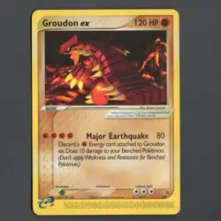 Groudon ex 002 Pokemon Black Star Promo Card - LP - Image 1