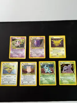 Pokemon TCG WOTC - 7 Card Vintage Holo Lot - Fossil - Jungle - Gengar- NM - HP - Image 1