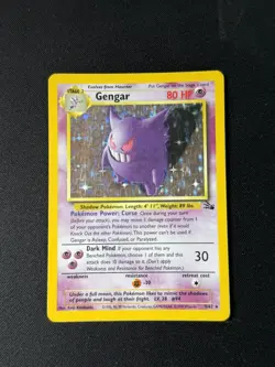 Pokemon TCG WOTC - 7 Card Vintage Holo Lot - Fossil - Jungle - Gengar- NM - HP - Image 3