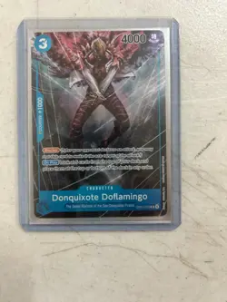 One Piece Donquixote Doflamingo OP01-073 Trading Card Seven Warlords of the Sea - Image 1