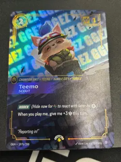 Teemo - Scout (GG EZ) - Riftbound Organized Play Promotional Cards (OPP) - Image 1