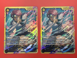 2025 One Piece - KOBY - A Fist of Divine Speed #OP11-119 Secret Rare[2 Card Lot] - Image 1