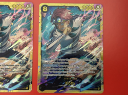 2025 One Piece - KOBY - A Fist of Divine Speed #OP11-119 Secret Rare[2 Card Lot] - Image 3