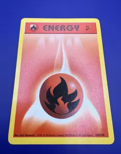 Fire Energy 126/130 Base Set 2 Regular Pokemon Card [LP] - Image 2