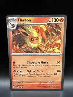 Flareon 167 - Pokemon Scarlet & Violet Black Star Promo Card - NM - Image 1