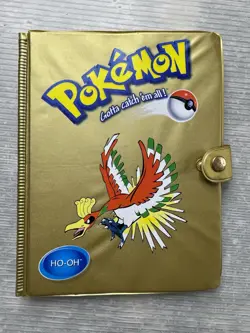 vintage POKEMON Pokemon Ho-Oh Toysite CARD BINDER - Image 1