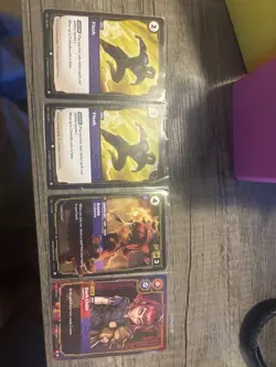 Set Of 4 Cards: Annie - Dark child, Annie - Stubborn, 2x Flash Riftbound TCG - Image 1