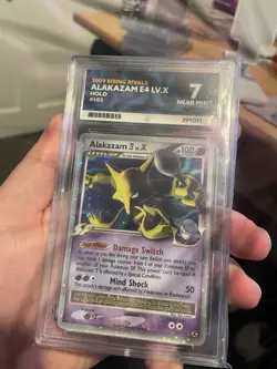 Alakazam LV.X Holo Card 103/111 Rising Rivals EX/NM Condition ACE 7 - Image 3