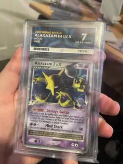 Alakazam LV.X Holo Card 103/111 Rising Rivals EX/NM Condition ACE 7 - Image 4