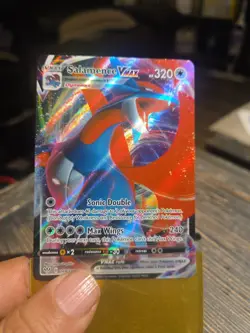 Pokemon Salamence VMAX 144/189 Darkness Ablaze Ultra Rare Holo Pokemon TCG Card - Image 2