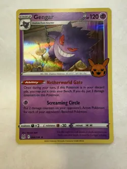 Pokemon Gengar 066/196 Trick Or Trade BOOster Halloween 2023 Holo Rare Card - Image 1