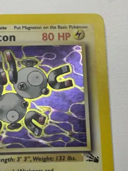Magneton 11/62 Fossil Holo MP Pokemon Card - Image 4