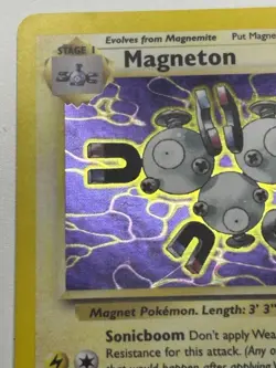 Magneton 11/62 Fossil Holo MP Pokemon Card - Image 5