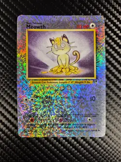 Meowth 53/110 Legendary Collection 2002 Reverse Holo Pokemon Card TCG - Image 1