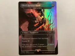 MTG SLD CLIVE’S INVICTUS BLADE/BLADE OF SELVES Foil NM (BIN) Graded Power - Image 1