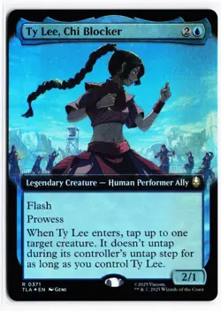 MTG Ty Lee, Chi Blocker (Extended Art) R TLA 371 NM Foil - Image 1