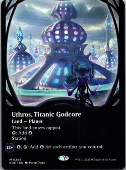 Uthros, Titanic Godcore - Borderless - EOE 285 (MTG Edge of Eternities 2025) - Image 1