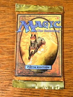 Magic The Gathering Fifth Edition Booster Factory-Sealed MTG WOTC 1997 NEW TCG - Image 1