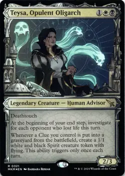 Teysa, Opulent Oligarch (0321) FOIL SHOWCASE MKM Magic MTG NM - Image 1