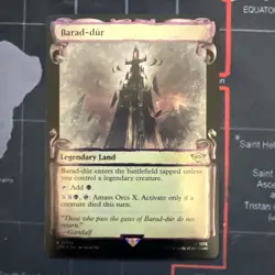 Barad Dur Showcase Scroll FOIL #704 | LTR The Lord of the Rings | MTG - Image 1