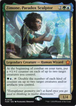 MTG Zimone, Paradox Sculptor (126) | NM | Foundations {FDN} - Image 1