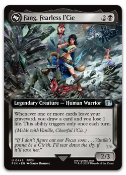 Fang, Fearless l'Cie (Extended Art) #446 (NM) Final Fantasy FIN Magic MTG - Image 1