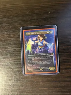 Yuna, Hope of Spira (Borderless #571) (Chocobo Track Foil) - FINAL FANTASY MTG - Image 4