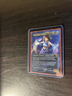 Yuna, Hope of Spira (Borderless #571) (Chocobo Track Foil) - FINAL FANTASY MTG - Image 5