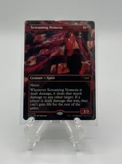 MTG Magic the Gathering: Screaming Nemesis Borderless Foil NM Duskmourn - Image 1