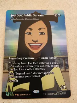 Joo Dee, Public Servant - #18 Foil Borderless Avatar: The Last Airbender - Mtg - Image 1