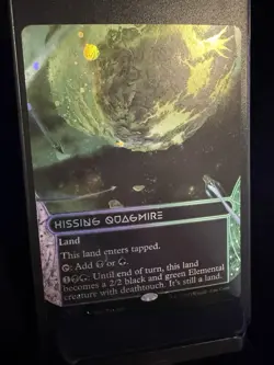 MTG Hissing Quagmire (Borderless) (Galaxy Foil) EOS #109 Rare Stellar Sights - Image 2