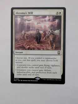 Akroma's Will Commander: Modern Horizons 3 Regular - Image 1