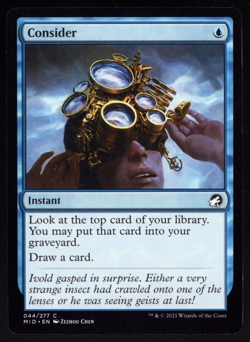 Consider 044/277 Non Foil Common Midnight Hunt Magic The Gathering NM - Image 1