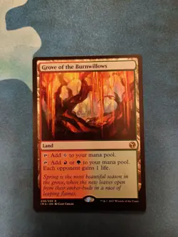 Grove of the Burnwillows - Iconic Masters Rare - MTG NM - Image 1