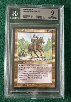 Adun Oakenshield - Legends - MTG - BGS 9. MINT. More Vintage MTG In My Store. - Image 1