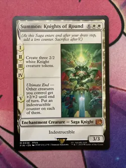 Summon: Knights of Round 36 Final Fantasy Regular Mythic Magic The Gathering FIN - Image 1