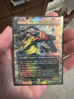 2025 Magic The Gathering MTG Marvel Foil R 0205 Spider-Man 2099 NM-M - Image 1