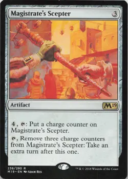 Magistrate's Scepter R Core Set 2019 238 - LP MTG - Image 1