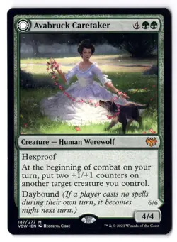Avabruck Caretaker NM* Crimson Vow ENGLISH 187/277 mtg -UnltdCards - Image 1