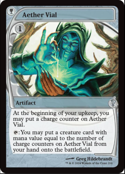 Aether Vial (Future Sight) Mystery Booster 2 Regular NM+ - Image 1