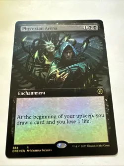 Phyrexian Arena (Extended Art) Phyrexia: All Will Be One Foil - Image 2