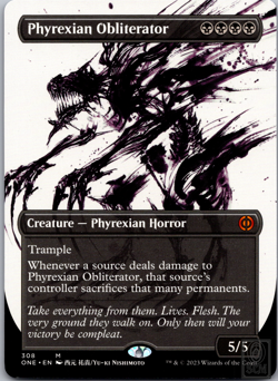 Phyrexian Obliterator (Showcase) Phyrexia: All Will Be One Regular - Image 1
