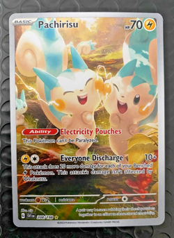 Pachirisu 208/198 - Full Art Holo - NM/M - SV01 Scarlet & Violet Base - Pokemon - Image 1