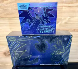 Pokemon Phantasmal Flames UPC Ultra Premium Collection and ETB lot - Image 1