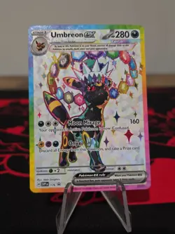 2025 POKEMON SVP EN-SV BLACK STAR PROMO 176 UMBREON EX PRISMATIC EVOLUTIONS - Image 1