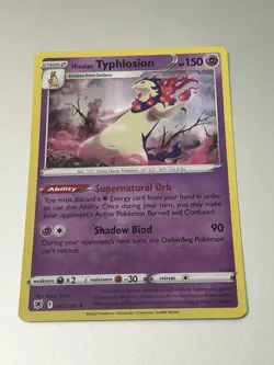 Hisuian Typhlosion Holo Holo Rare Astral Radiance 052/189 NM Pokemon - Image 1