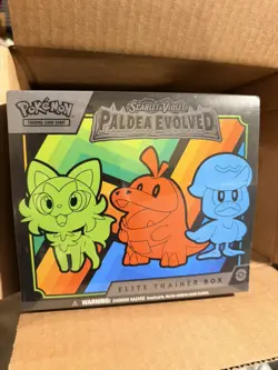 Pokemon TCG Scarlet & Violet Paldea Evolved Elite Trainer Box ETB Factory Sealed - Image 2
